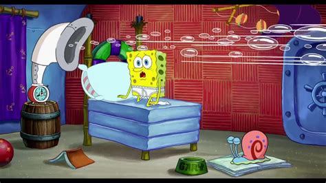 spongebob waking up